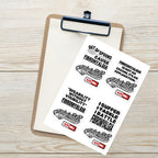 ILLTOCHILL Fibromyalgia Sticker