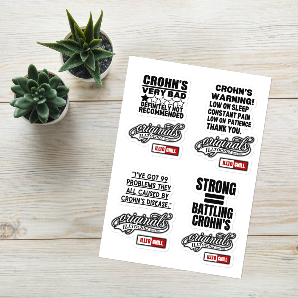 ILLTOCHILL Crohn's Sticker