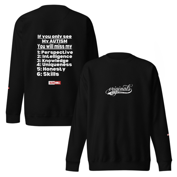 Autistic Acceptance Sweatshirt — Hyperfocus Runs Deep | ILLTOCHILL