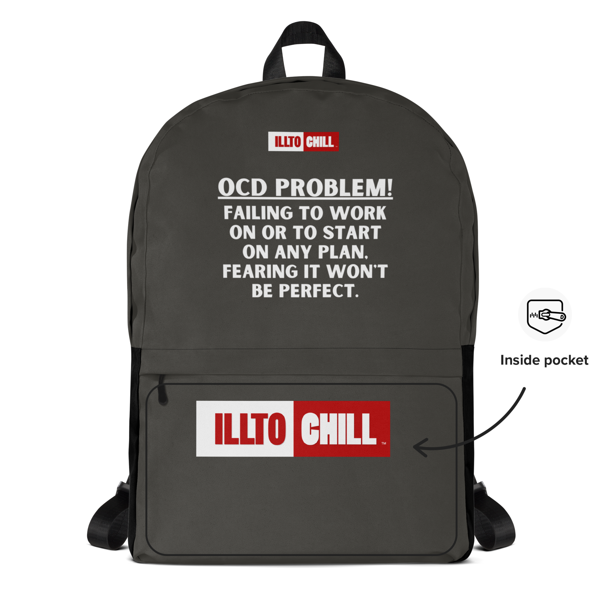 OCD on the Move: Pride Awareness Backpack for Every Intrusive Thinker | ILLTOCHILL
