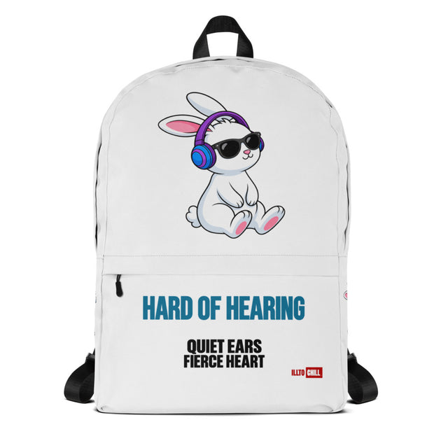 Too Aware for Background Noise Hard of Hearing Backpack – ILLTOCHILL