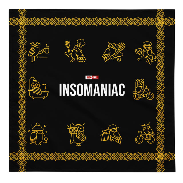 Night Owl Energy Bandana – ILLTOCHILL bold accessory