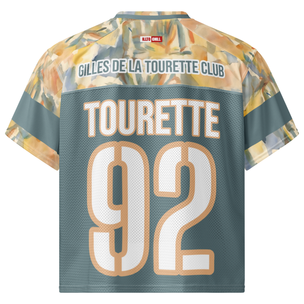 ILLTOCHILL Tourette syndrome awareness and support Boxy football jersey