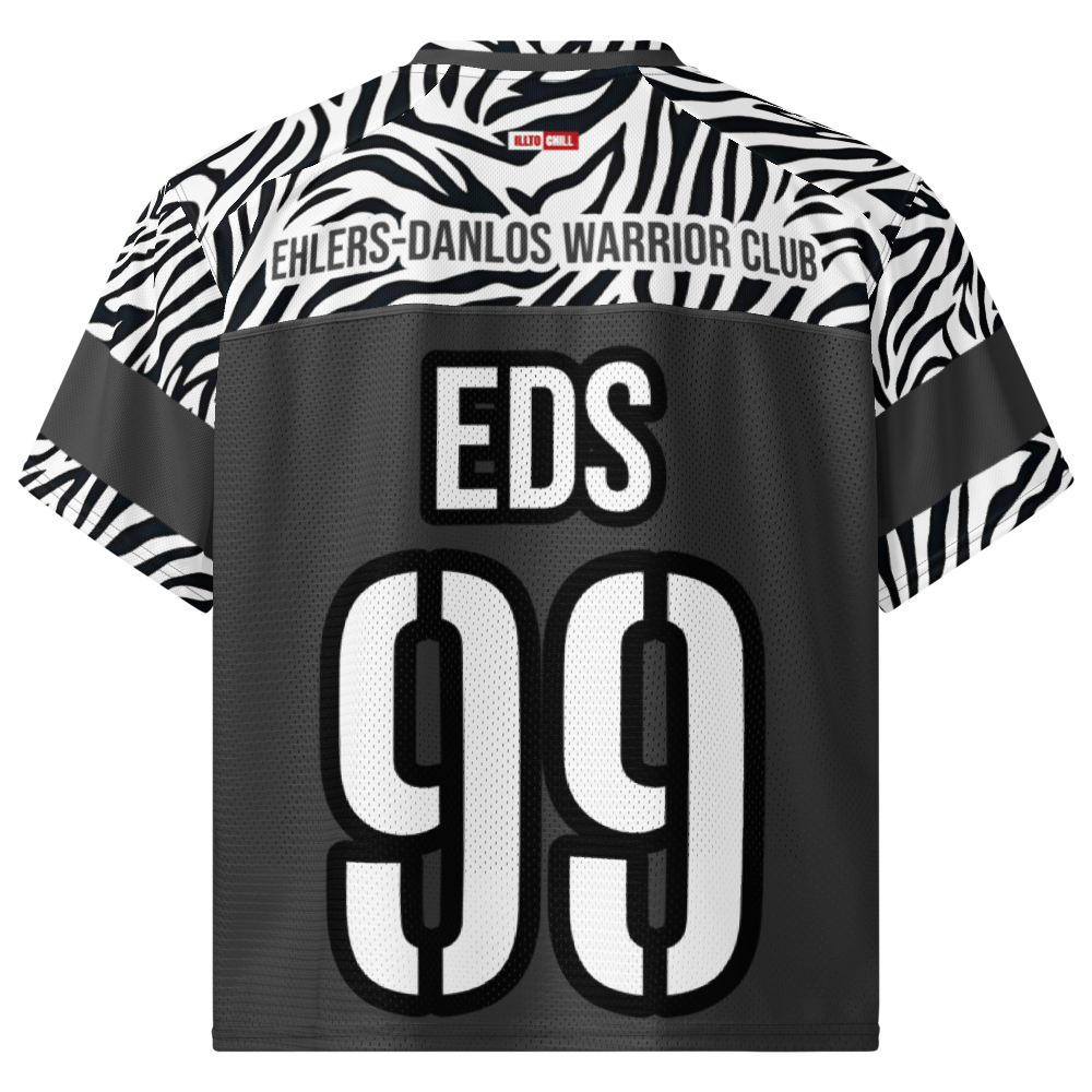 ILLTOCHILL EDS ehler danlos syndrome awareness Boxy football jersey