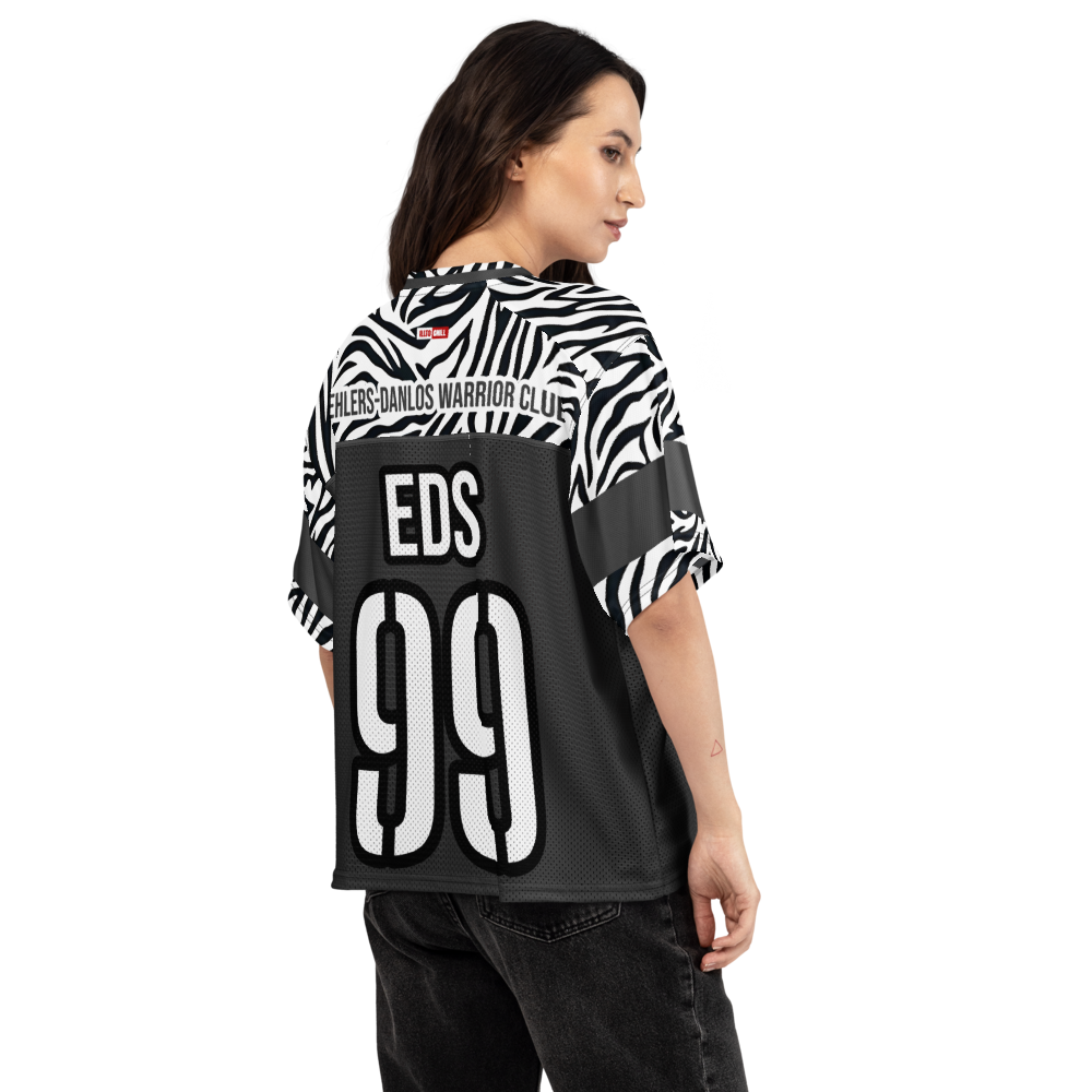 ILLTOCHILL EDS ehler danlos syndrome awareness Boxy football jersey