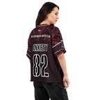 Anxiety Warrior Boxy Football Jersey Mental Health Anxiety Streetwear Apparel by ILLTOCHILL