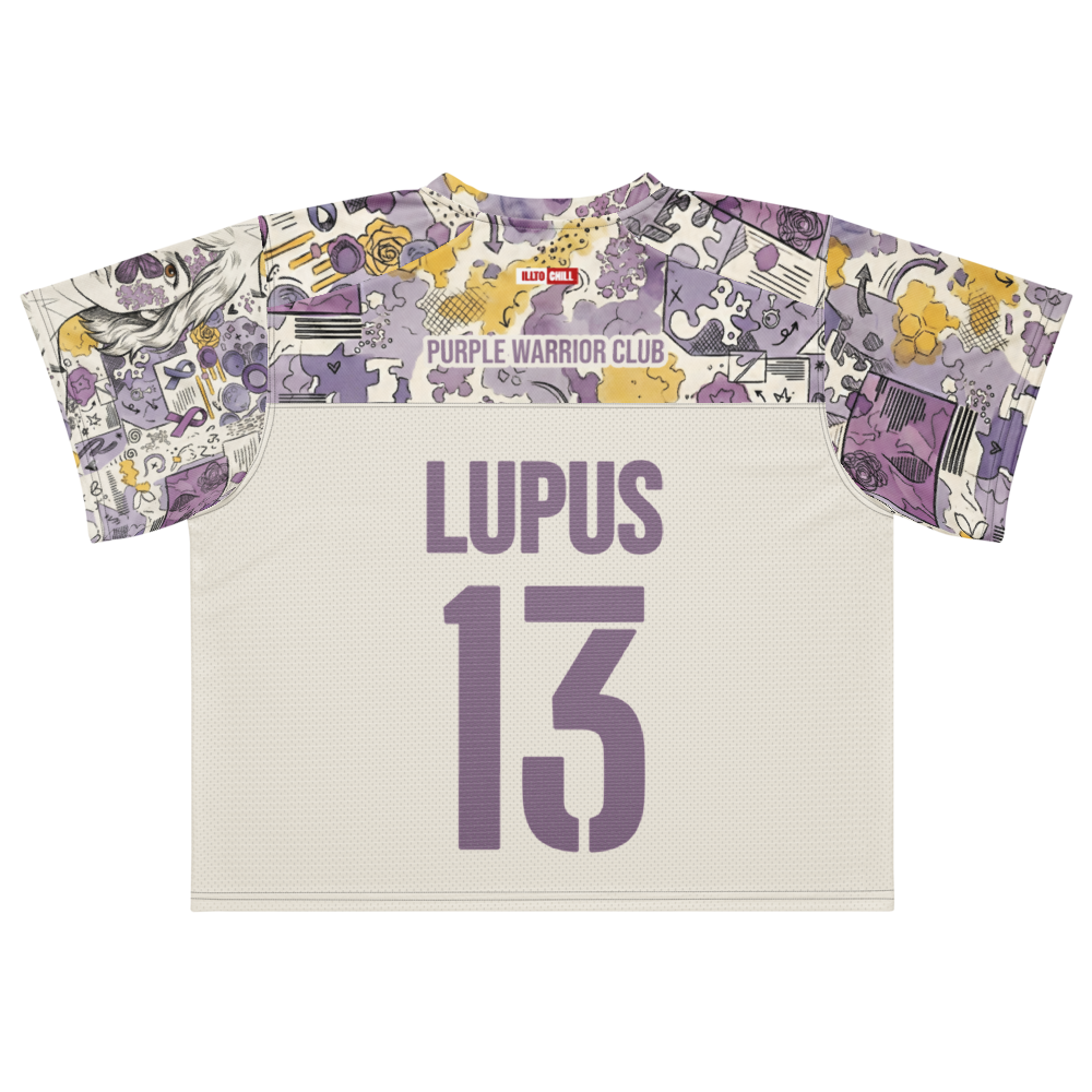 Play Through Anything Lupus Football Jersey – ILLTOCHILL