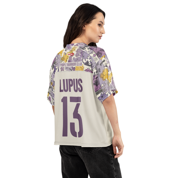 ILLTOCHILL lupus disorder Boxy football jersey