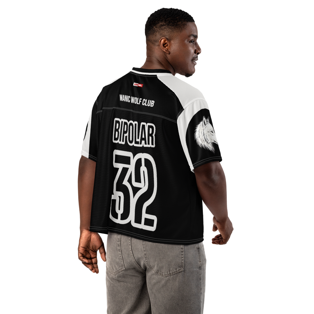 Bipolar Boxy Football Jersey – Sport Style Meets Mental Health Identity by ILLTOCHILL
