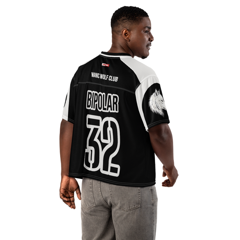 ILLTOCHILL Bipolar disorder Boxy football jersey
