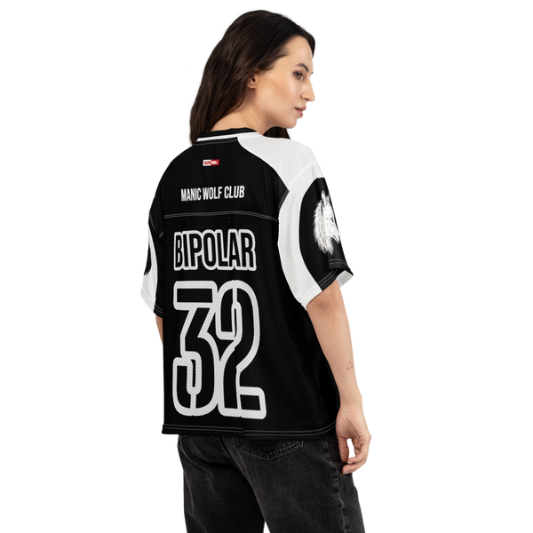 ILLTOCHILL Bipolar disorder Boxy football jersey
