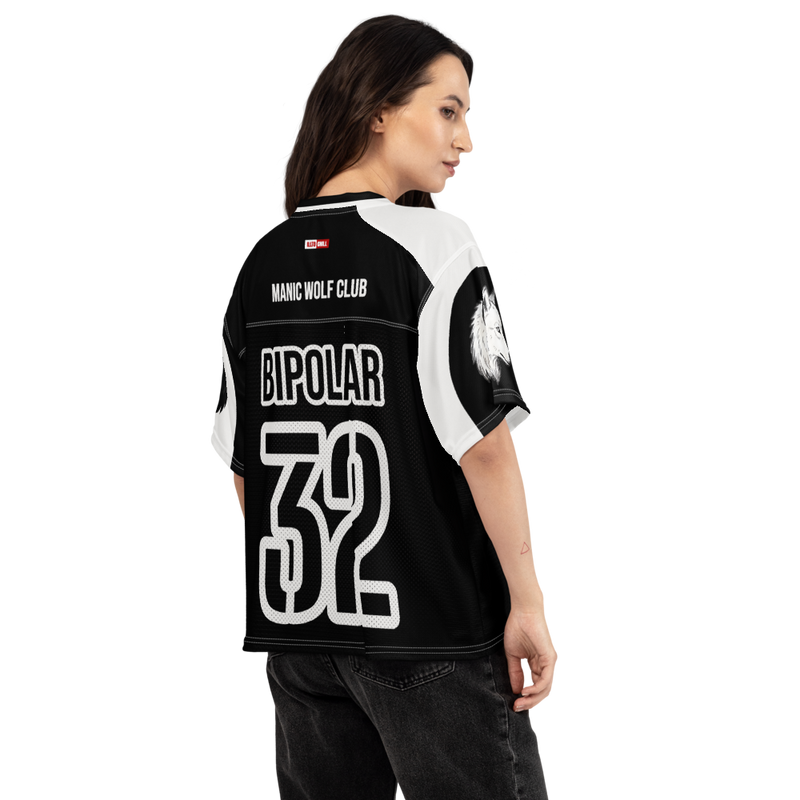 ILLTOCHILL Bipolar disorder Boxy football jersey