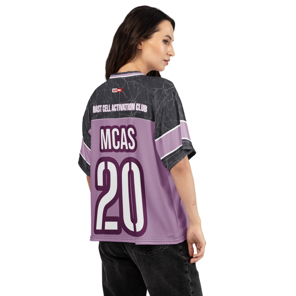 ILLTOCHILL MCAS awareness Mast cell activation syndrome Boxy football jersey
