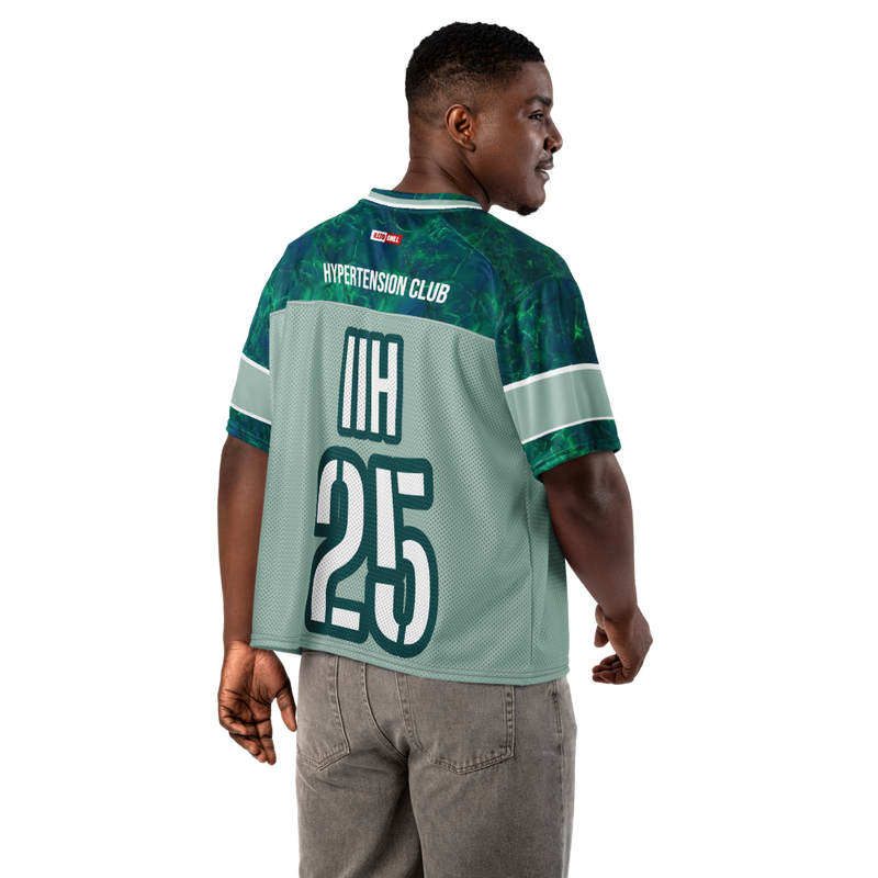 ILLTOCHILL IIH awareness Idiopathic Intracranial Hypertension support Boxy football jersey