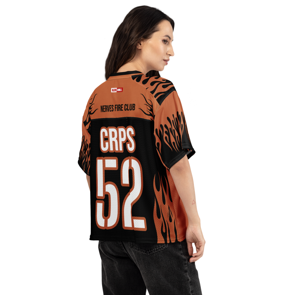 Game on pain on CRPS performance comfort Football Jersey by ILLTOCHILL