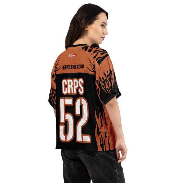 ILLTOCHILL CRPS awareness Complex Regional Pain Syndrome support Boxy football jersey