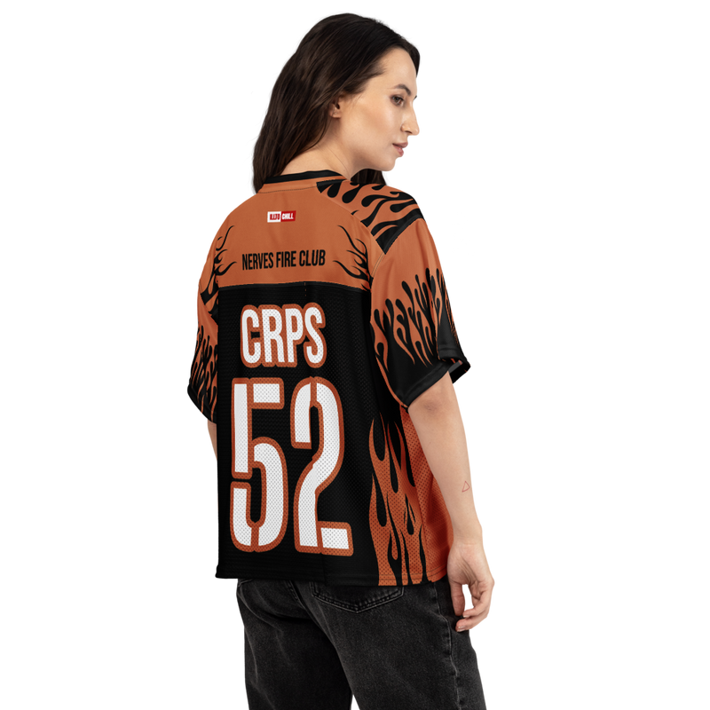 Game on pain on CRPS performance comfort Football Jersey by ILLTOCHILL