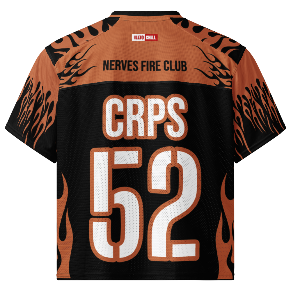 Game on pain on CRPS performance comfort Football Jersey by ILLTOCHILL