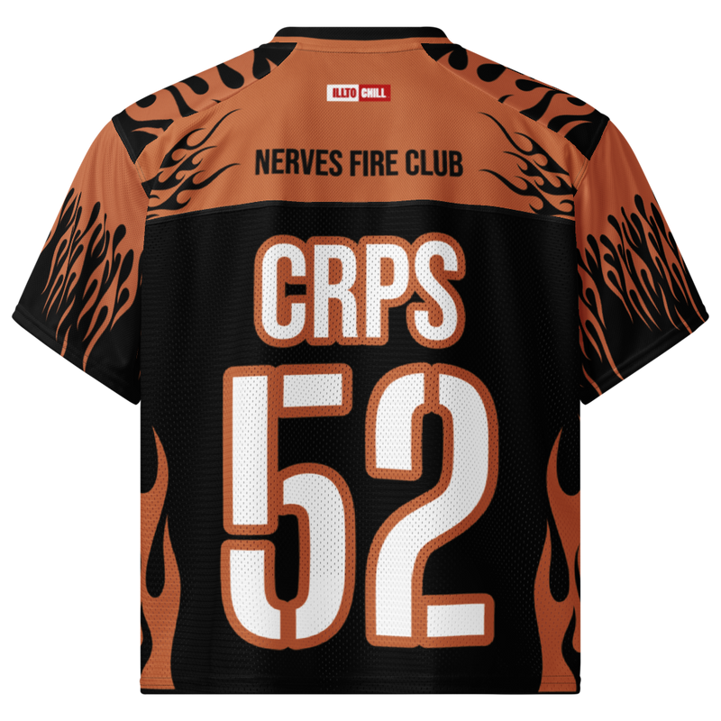 Game on pain on CRPS performance comfort Football Jersey by ILLTOCHILL