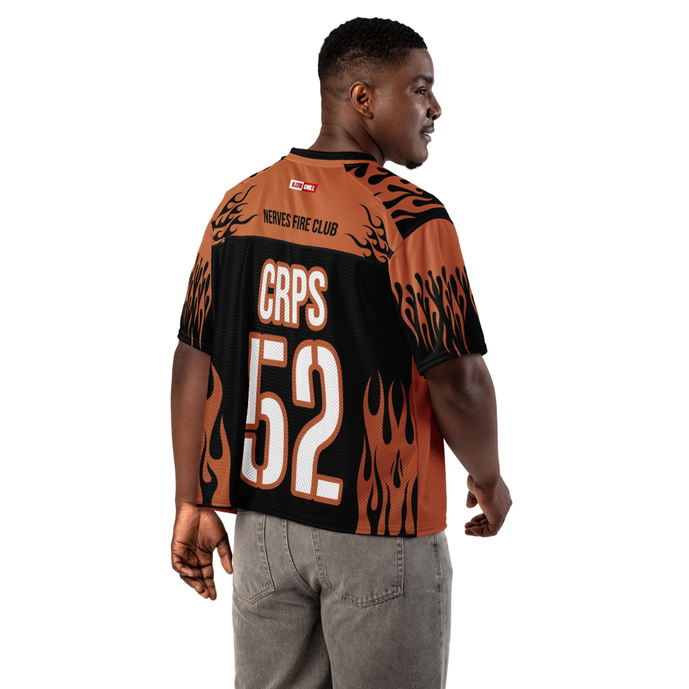 Game on pain on CRPS performance comfort Football Jersey by ILLTOCHILL