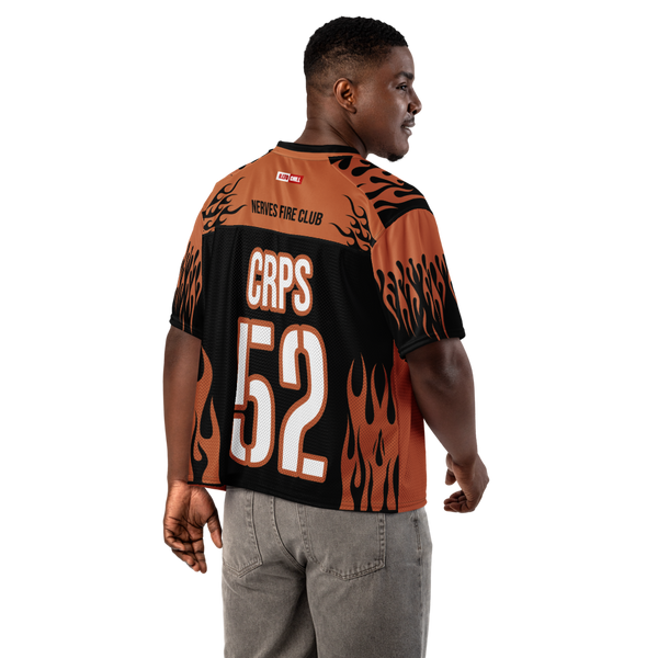 ILLTOCHILL CRPS awareness Complex Regional Pain Syndrome support Boxy football jersey