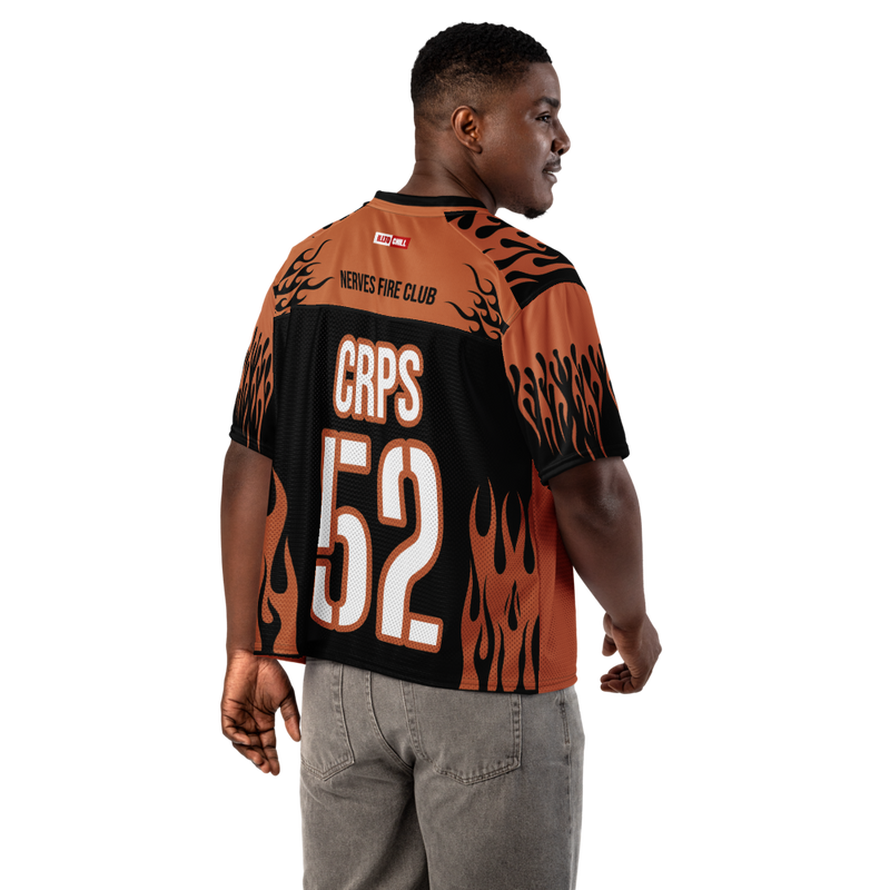 Game on pain on CRPS performance comfort Football Jersey by ILLTOCHILL