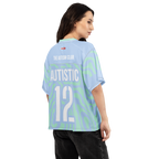 Autism Team Spirit Boxy Football Jersey – Game Day Neurodivergent Confidence ILLTOCHILL - ILLTOCHILL autism awareness merchandise