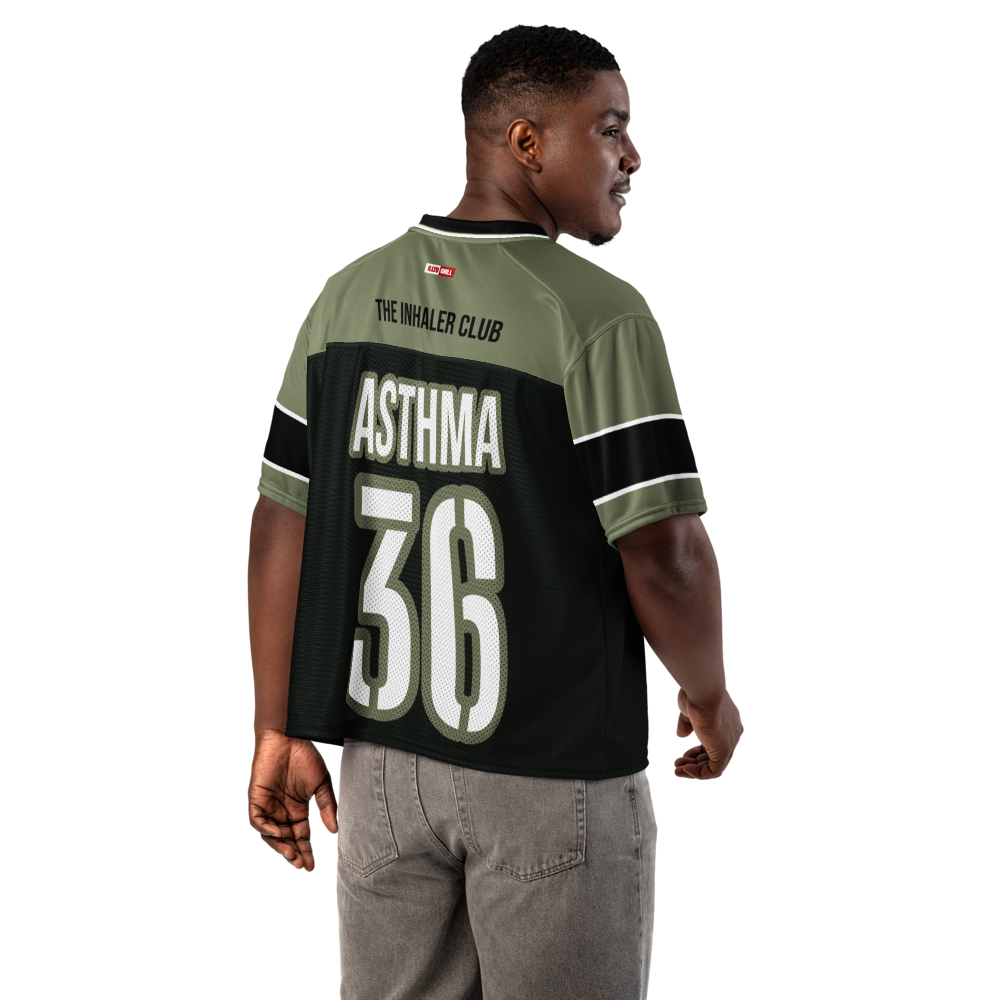 Breathe And Move Asthma Football Jersey – ILLTOCHILL Activewear