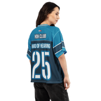Game Face No Noise Hard of Hearing Football Jersey – ILLTOCHILL