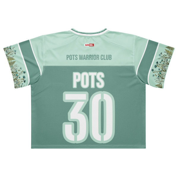 ILLTOCHILL POTS awareness Boxy football jersey