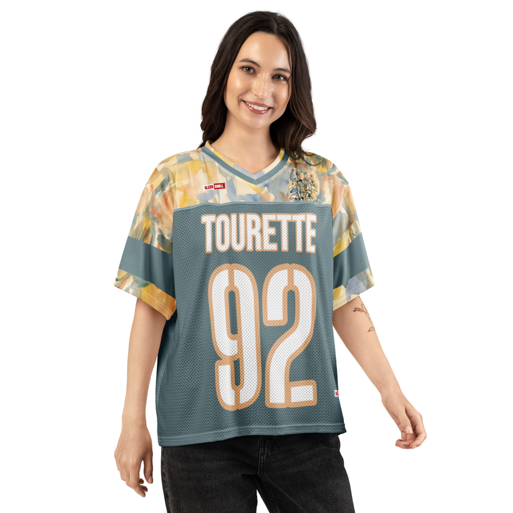 Unapologetic Energy Tourette Syndrome Football Jersey – ILLTOCHILL Apparel