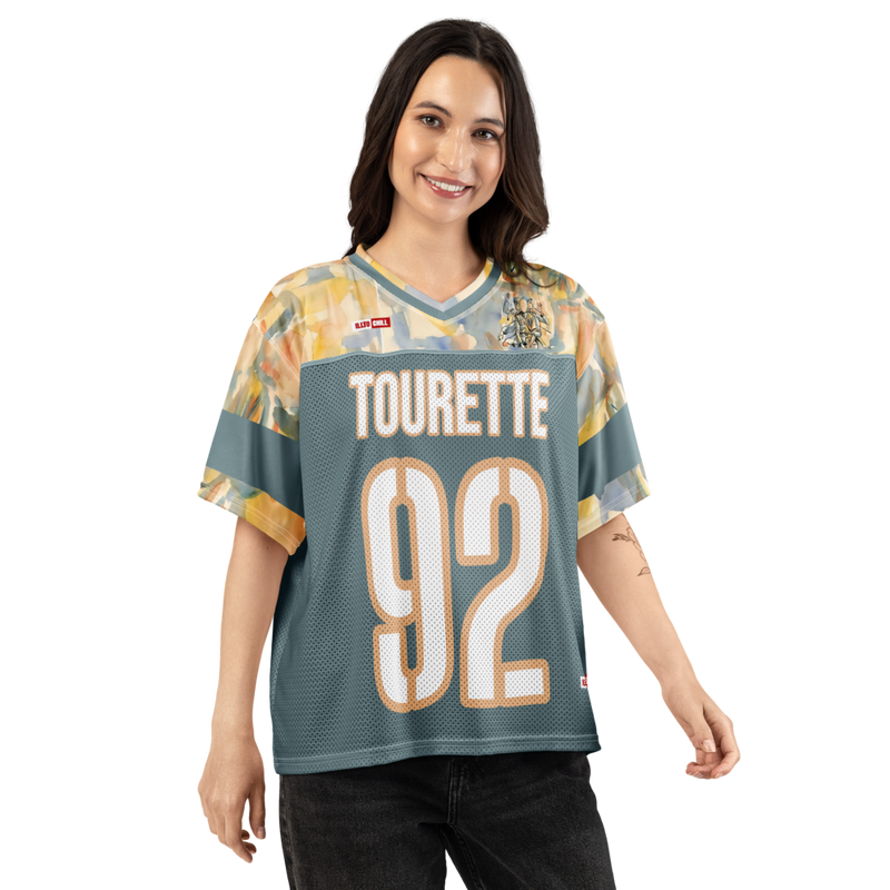 Unapologetic Energy Tourette Syndrome Football Jersey – ILLTOCHILL Apparel