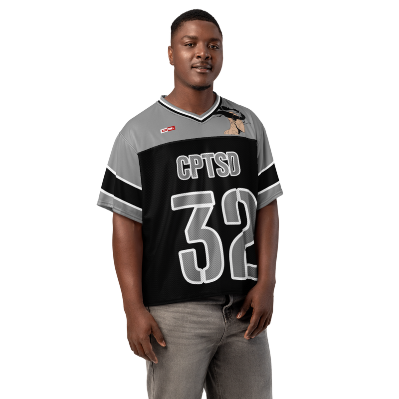 Game Face Healing C-PTSD Football Jersey – ILLTOCHILL Street Style