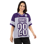 Play Through Pain Crohn’s Football Jersey – ILLTOCHILL Athletic Edge