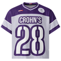 Play Through Pain Crohn’s Football Jersey – ILLTOCHILL Athletic Edge
