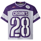 Play Through Pain Crohn’s Football Jersey – ILLTOCHILL Athletic Edge