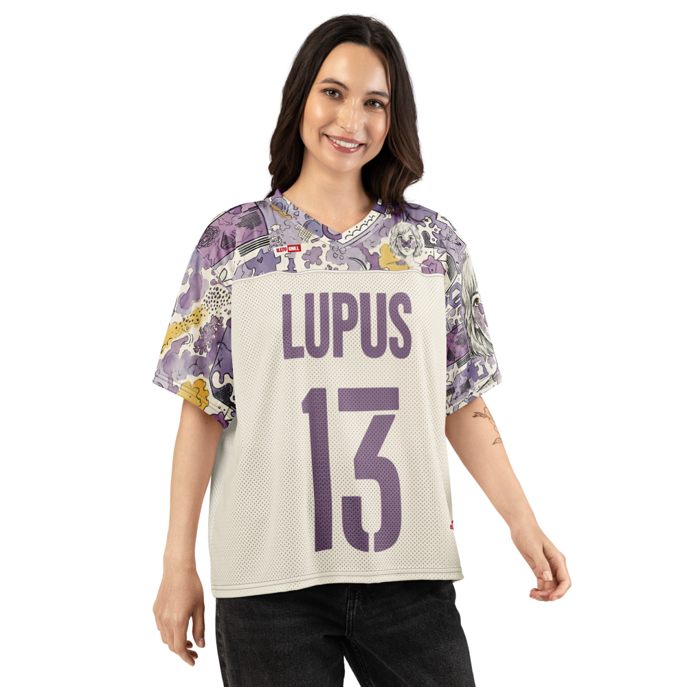 Play Through Anything Lupus Football Jersey – ILLTOCHILL