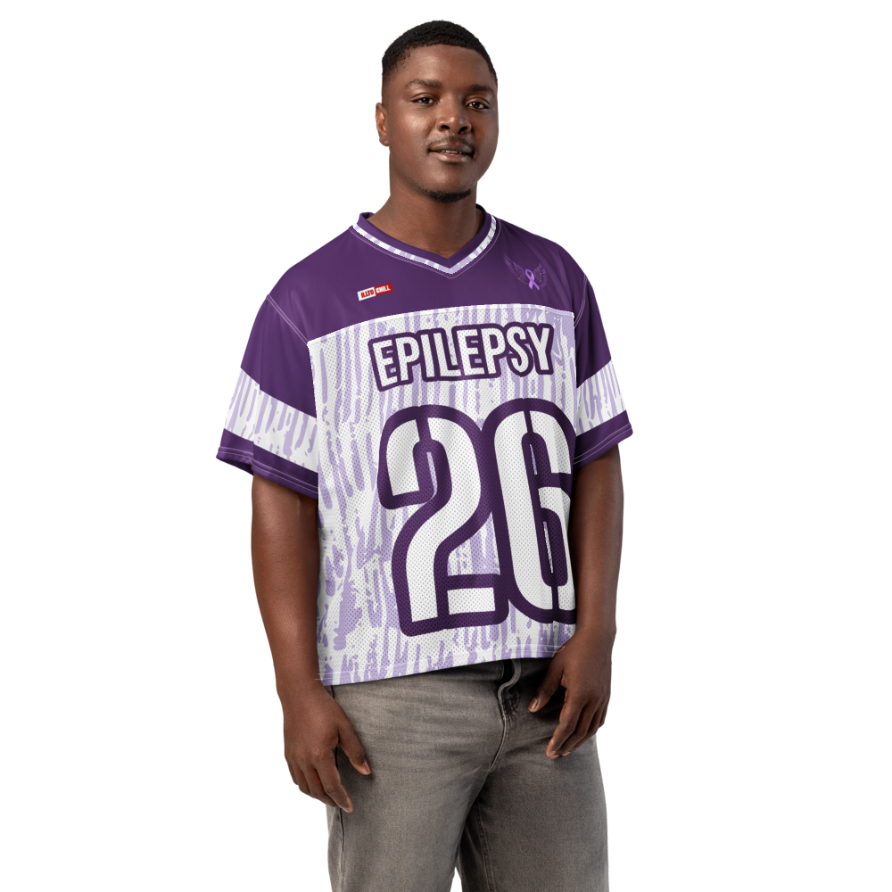 Game On Epilepsy Football Jersey – by ILLTOCHILL Sport Identity Wear