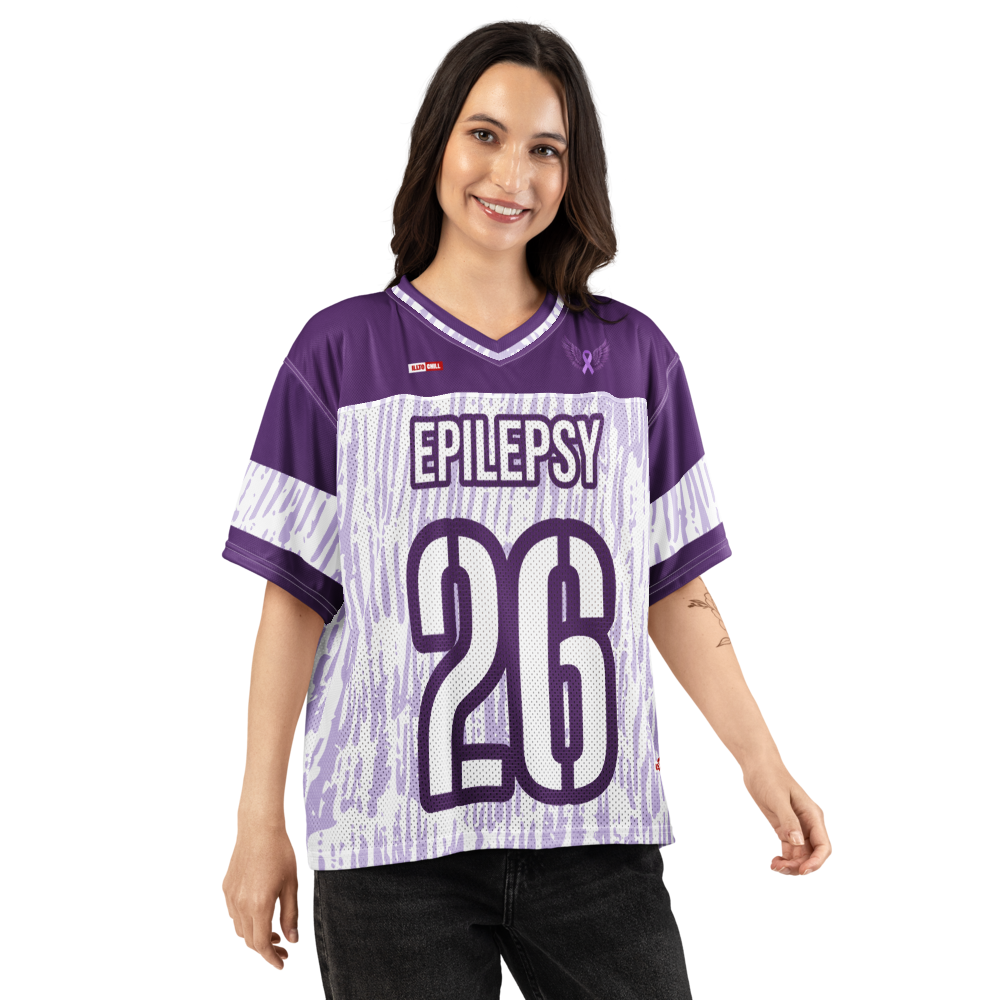 Game On Epilepsy Football Jersey – by ILLTOCHILL Sport Identity Wear