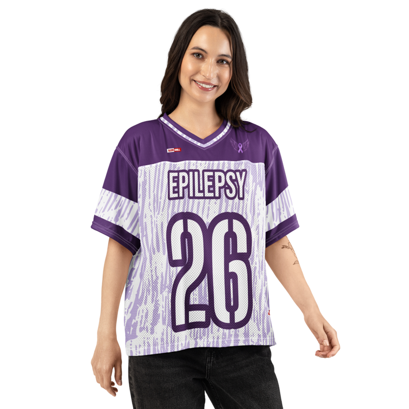 Game On Epilepsy Football Jersey – by ILLTOCHILL Sport Identity Wear