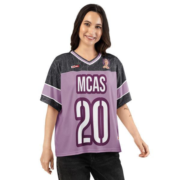 ILLTOCHILL MCAS awareness Mast cell activation syndrome Boxy football jersey