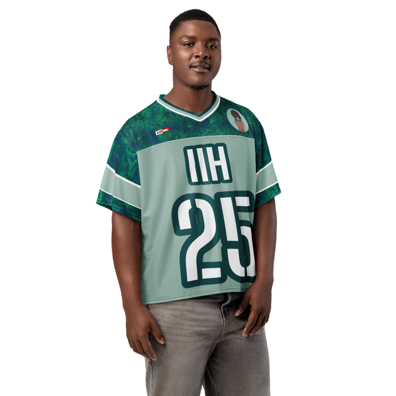 ILLTOCHILL IIH awareness Idiopathic Intracranial Hypertension support Boxy football jersey
