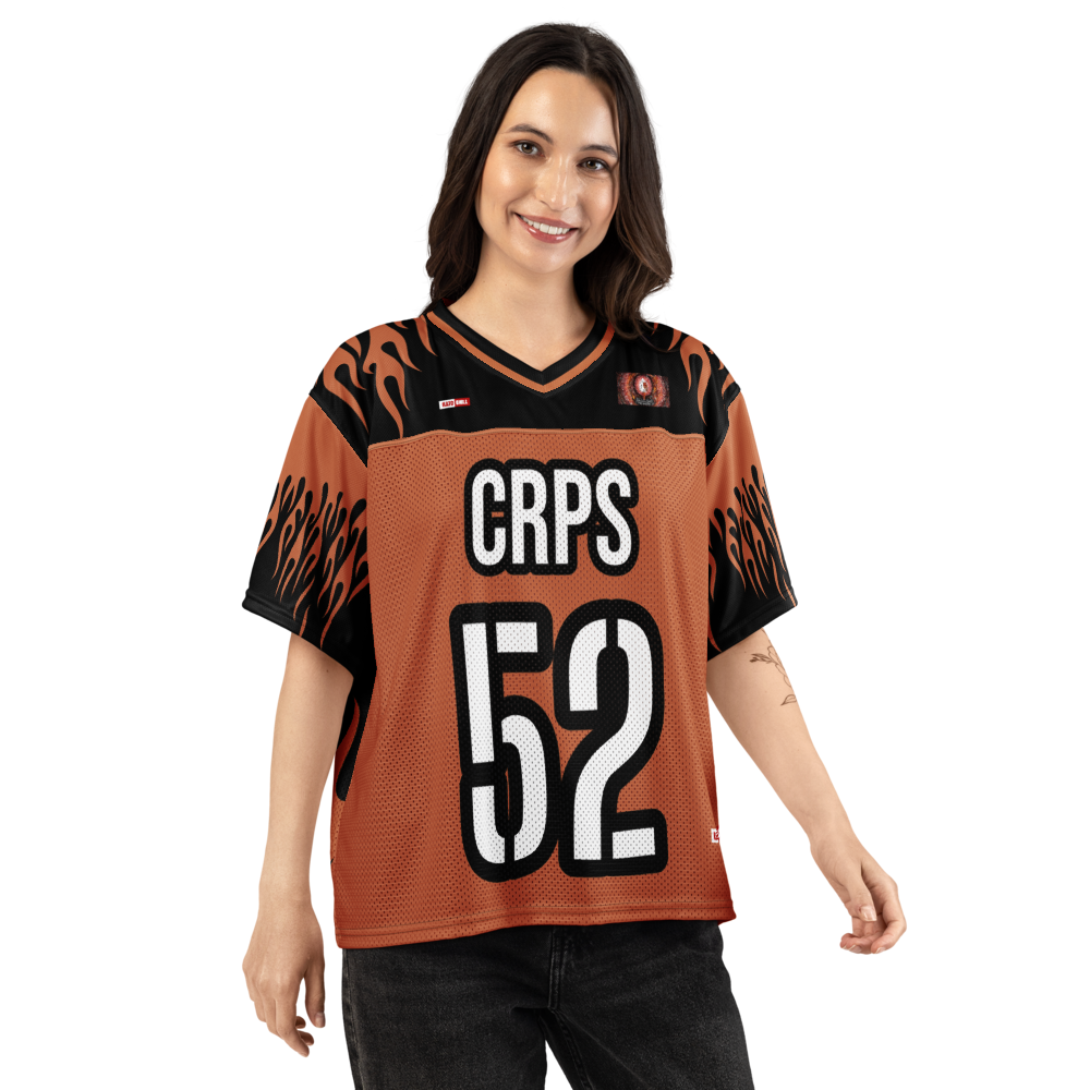 Game on pain on CRPS performance comfort Football Jersey by ILLTOCHILL
