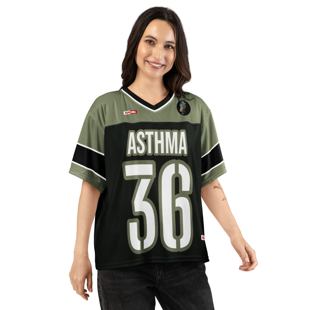 Breathe And Move Asthma Football Jersey – ILLTOCHILL Activewear