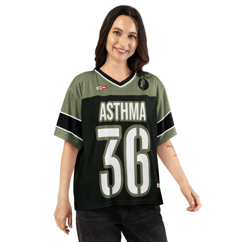 Breathe And Move Asthma Football Jersey – ILLTOCHILL Activewear
