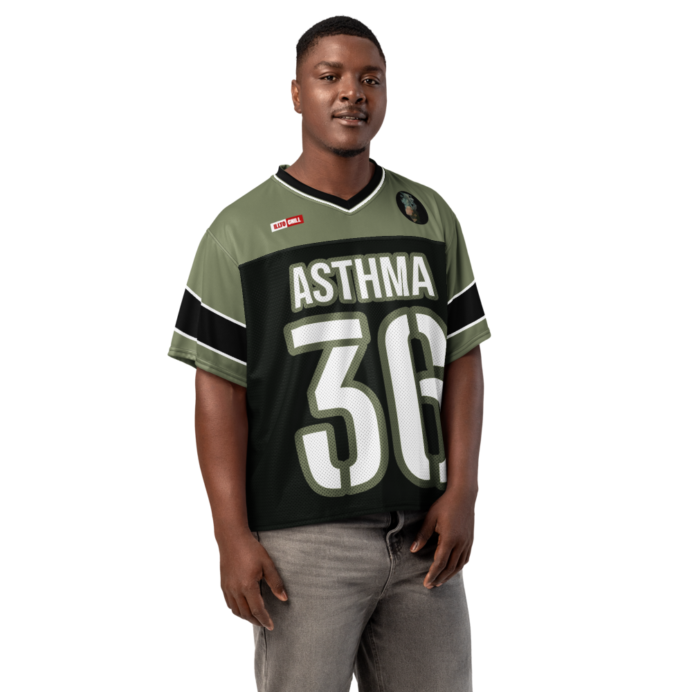 Breathe And Move Asthma Football Jersey – ILLTOCHILL Activewear