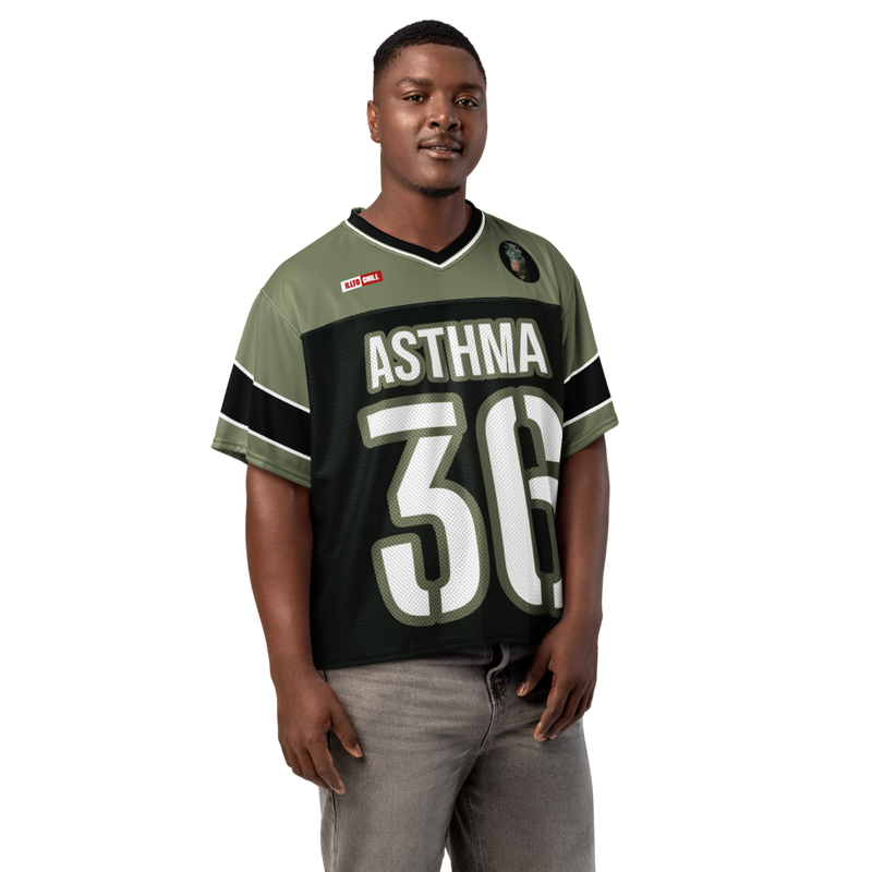 Breathe And Move Asthma Football Jersey – ILLTOCHILL Activewear