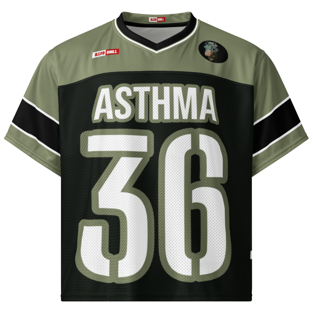 Breathe And Move Asthma Football Jersey – ILLTOCHILL Activewear