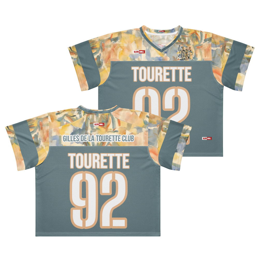 Unapologetic Energy Tourette Syndrome Football Jersey – ILLTOCHILL Apparel