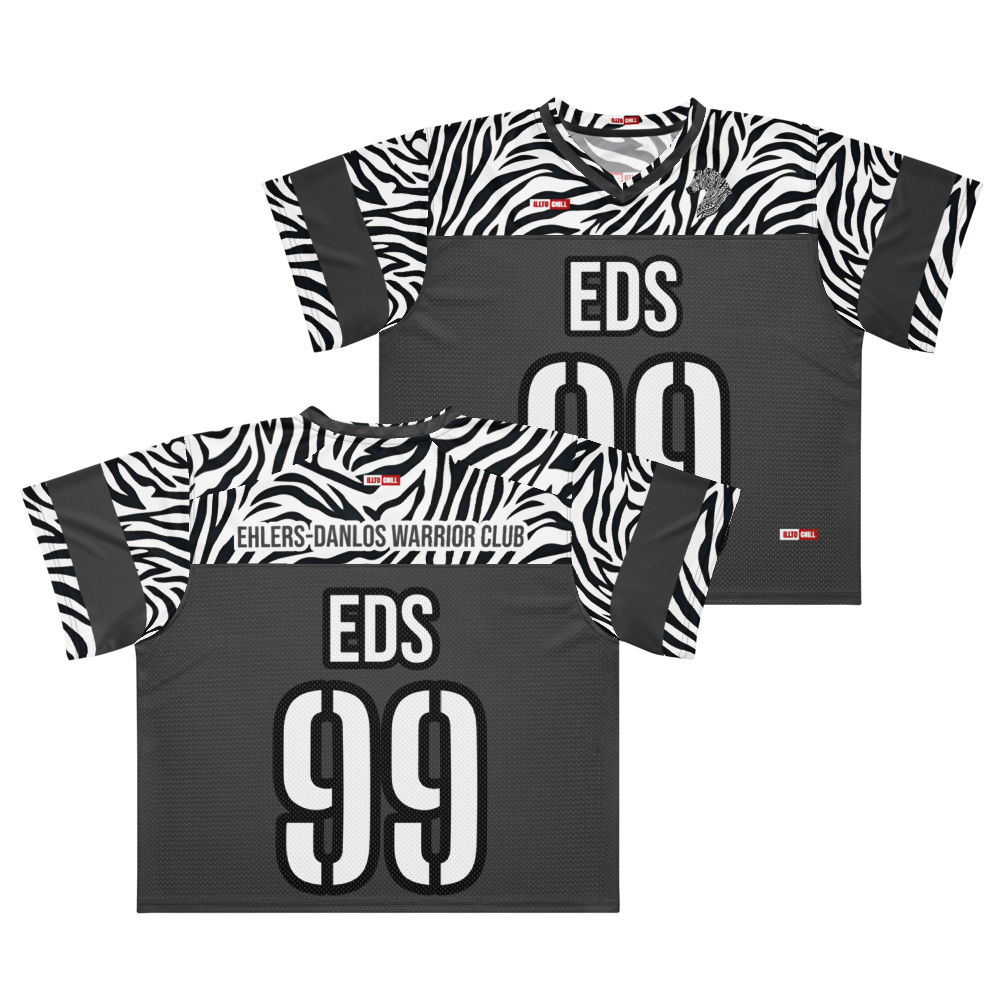 ILLTOCHILL EDS ehler danlos syndrome awareness Boxy football jersey